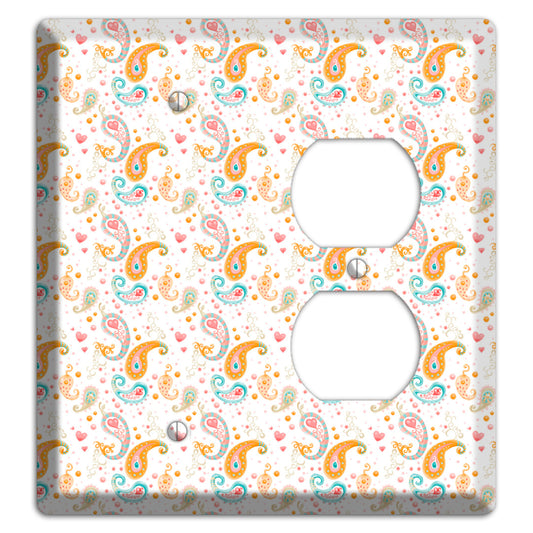 Small Paisley Blank / Duplex Wallplate