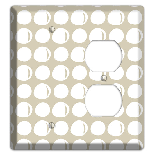 Simple Scandanavian Style KK Blank / Duplex Wallplate