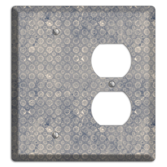 Grey Circles Blank / Duplex Wallplate