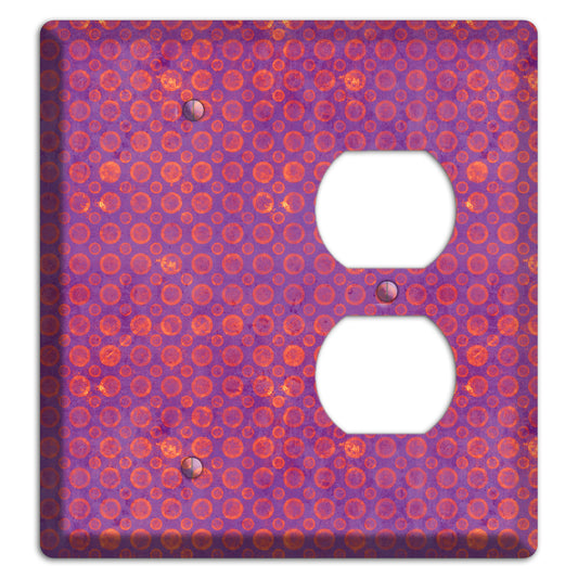 Purple and Pink Circles Blank / Duplex Wallplate