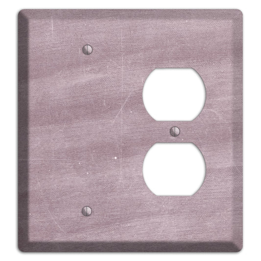 Chalk Light Maroon Blank / Duplex Wallplate