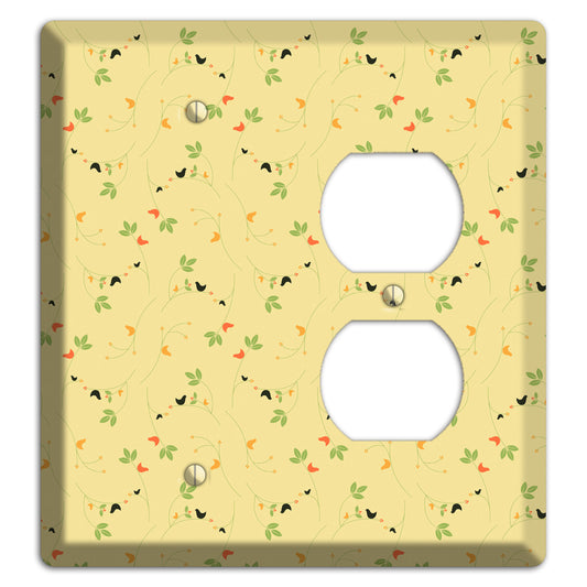 Tiny Yellow Flowers Blank / Duplex Wallplate