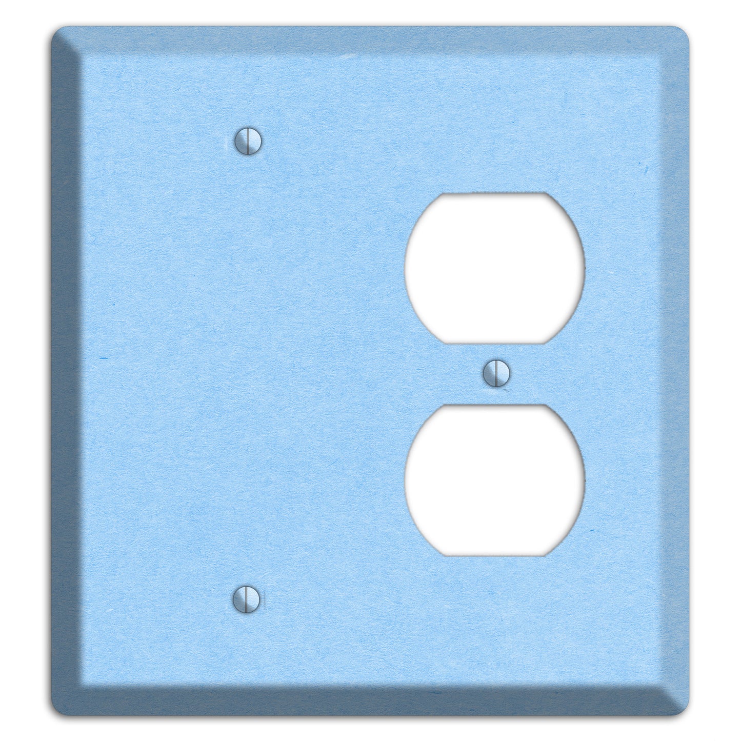 Light Sky Blue Kraft Blank / Duplex Wallplate