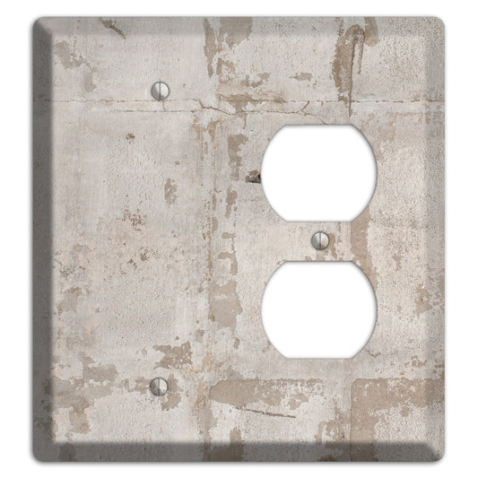 Old Concrete 4 Blank / Duplex Wallplate