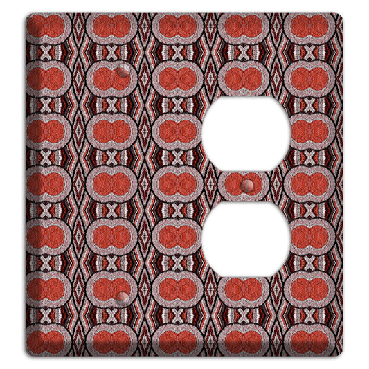 Red Tapestry Blank / Duplex Wallplate