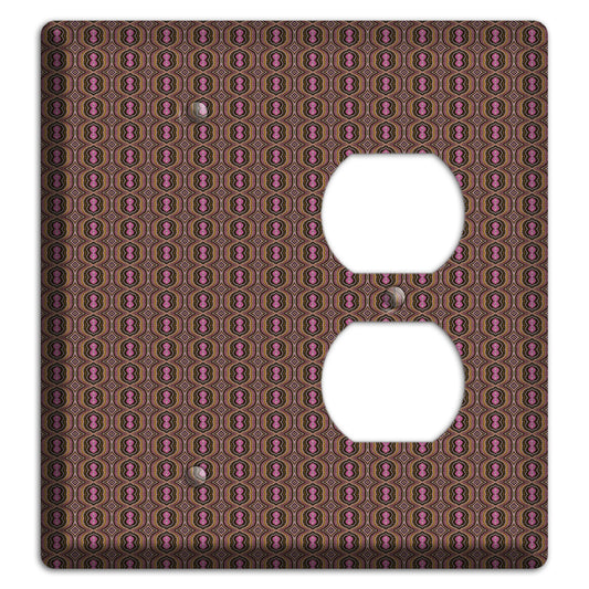 Brown Tapestry Blank / Duplex Wallplate