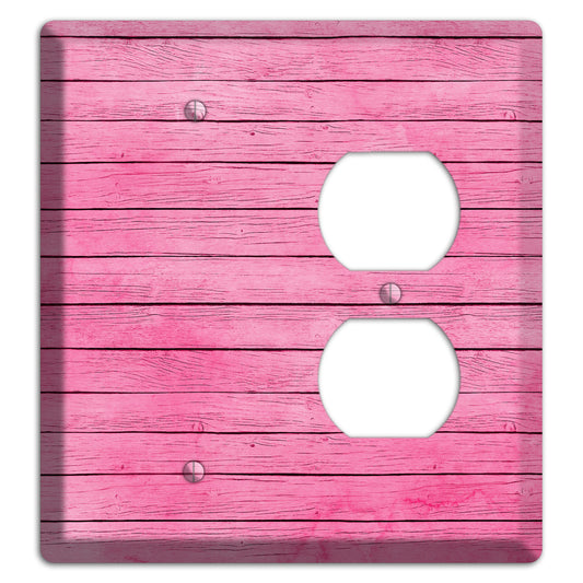 Carissma Pink Texture Blank / Duplex Wallplate