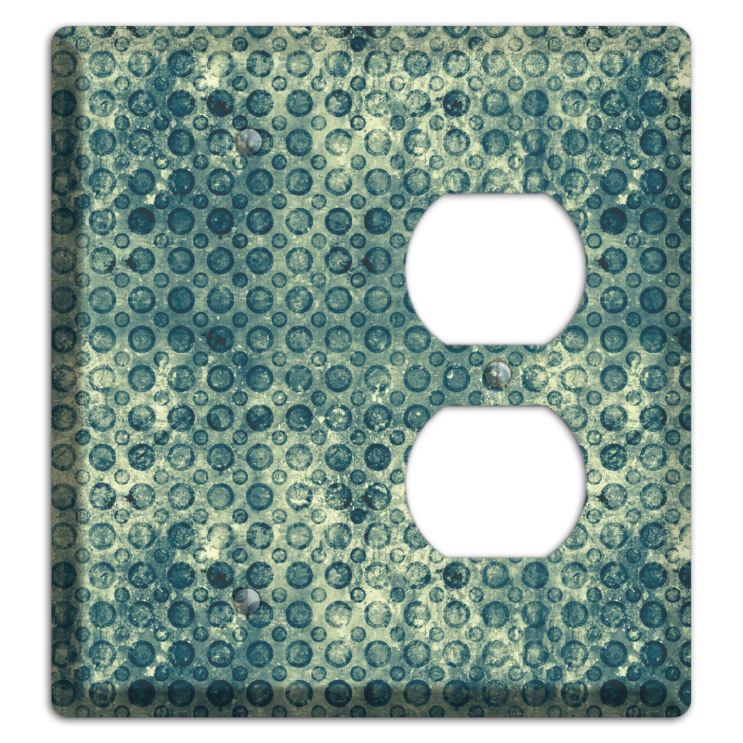 Green Circles Blank / Duplex Wallplate