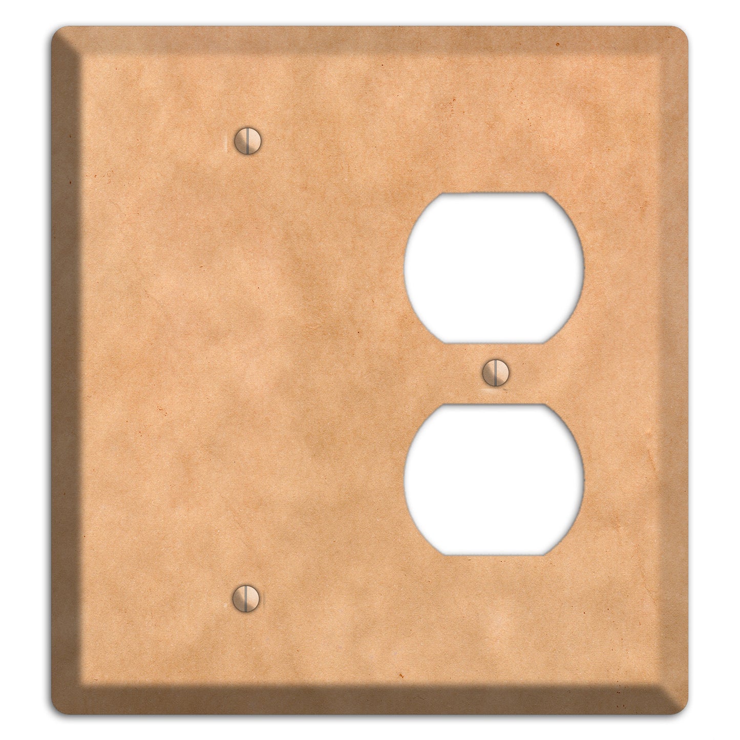 Aged Paper 10 Blank / Duplex Wallplate