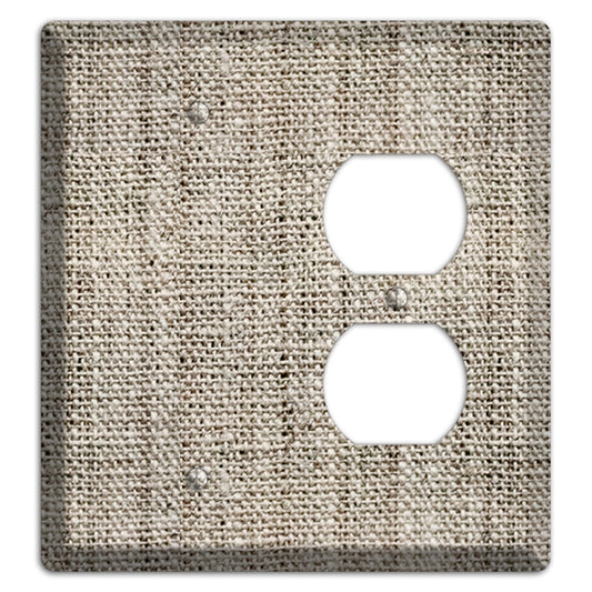 Niagara Burlap Blank / Duplex Wallplate