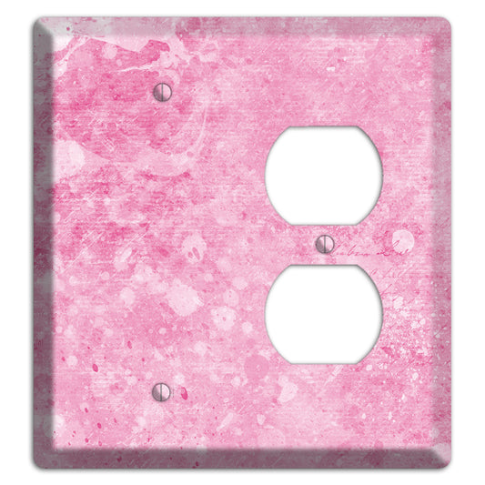 Wewak Pink Texture Blank / Duplex Wallplate