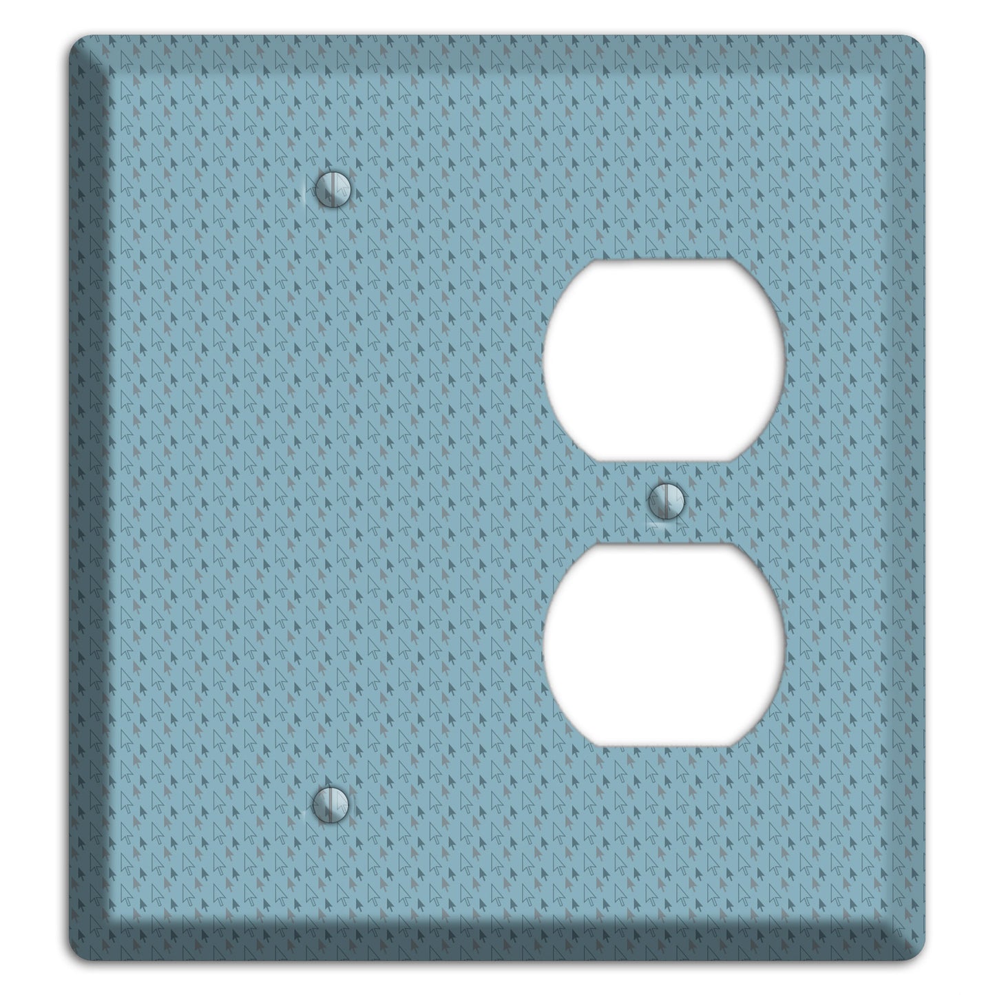 Blue Tiny Trees Blank / Duplex Wallplate