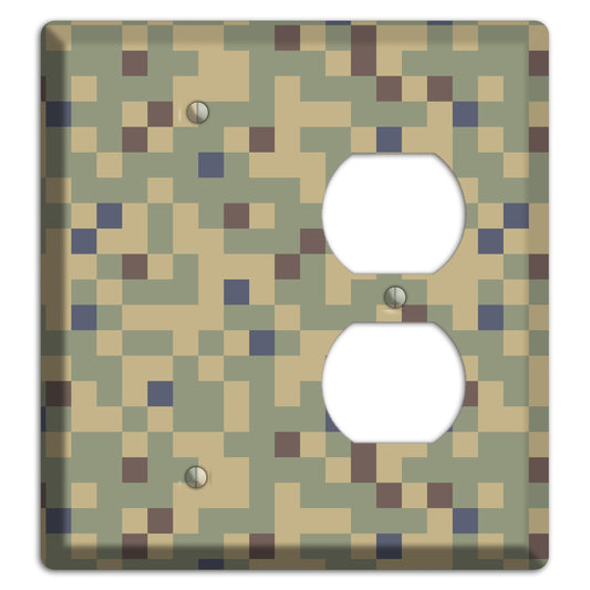 Dual Tex Camo Blank / Duplex Wallplate