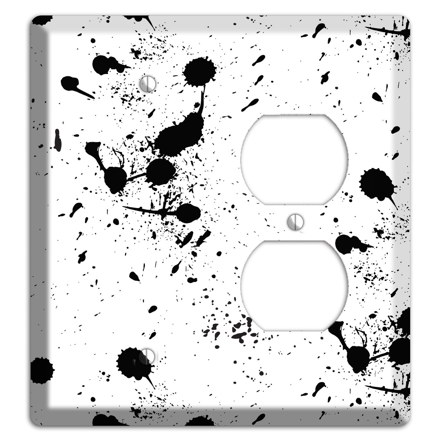 Ink Splash 3 Blank / Duplex Wallplate