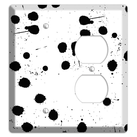 Ink Splash 9 Blank / Duplex Wallplate