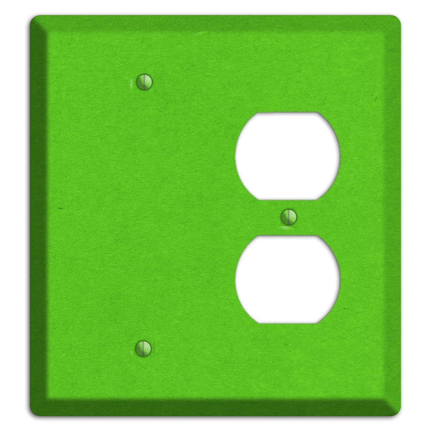 Kelly Green Kraft Blank / Duplex Wallplate