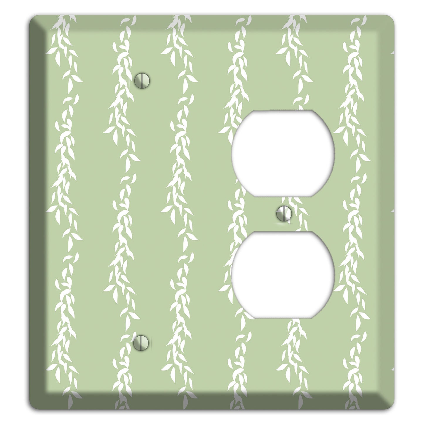 Leaves Style Z Blank / Duplex Wallplate