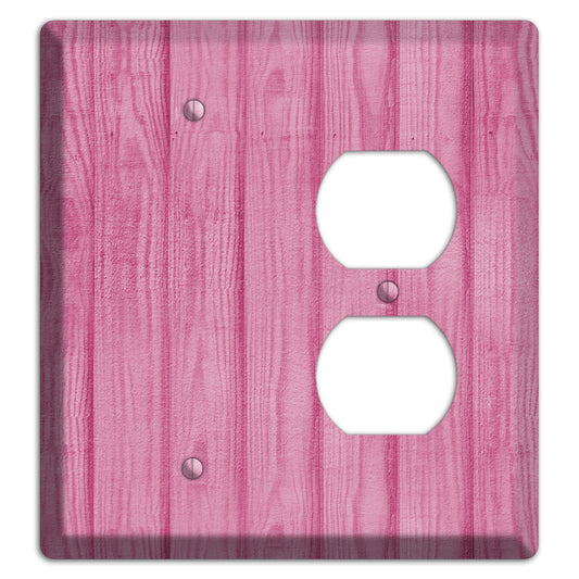 Can Can Pink Texture Blank / Duplex Wallplate