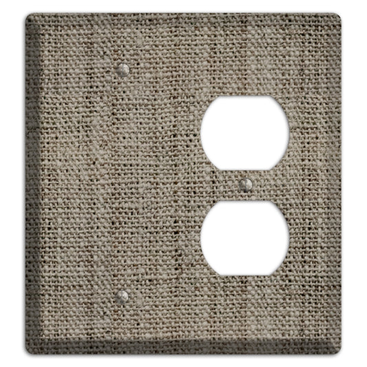 Makara Burlap Blank / Duplex Wallplate