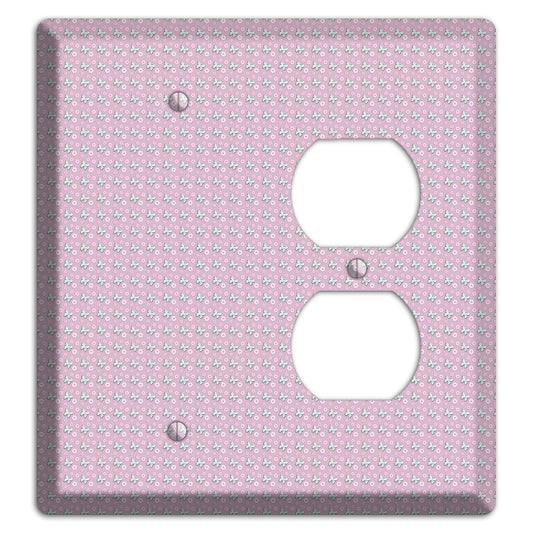 Pink with Butterflies Blank / Duplex Wallplate