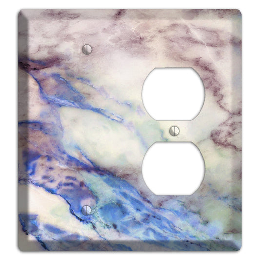 Havelock Blue Marble Blank / Duplex Wallplate