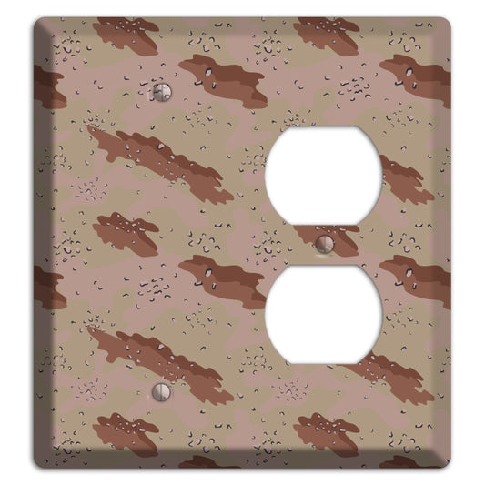 Chocolate Chip Camo Blank / Duplex Wallplate