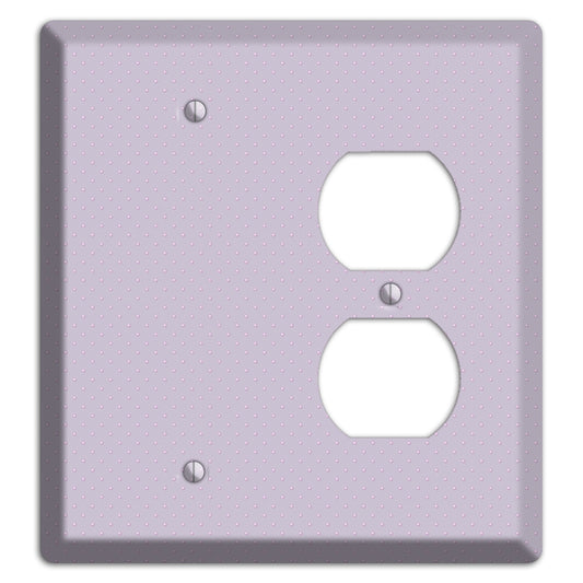 Lavende with Tiny Dots Blank / Duplex Wallplate