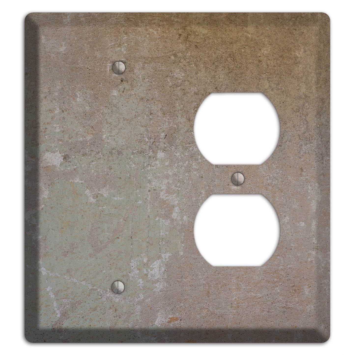 Old Concrete 8 Blank / Duplex Wallplate