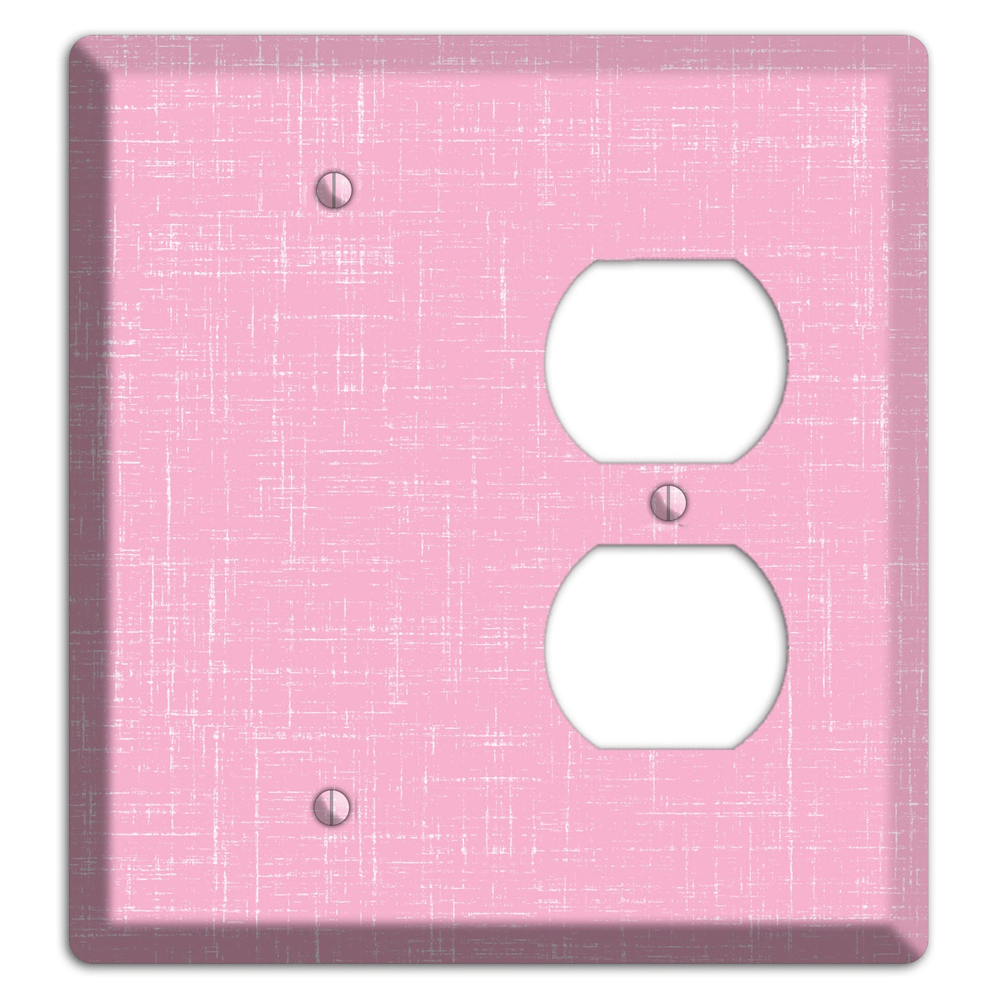 Chantilly Pink Texture Blank / Duplex Wallplate