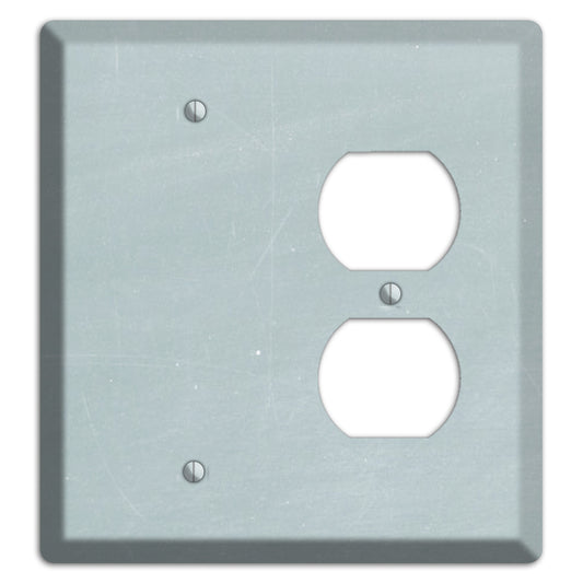 Chalk Light Blue Blank / Duplex Wallplate