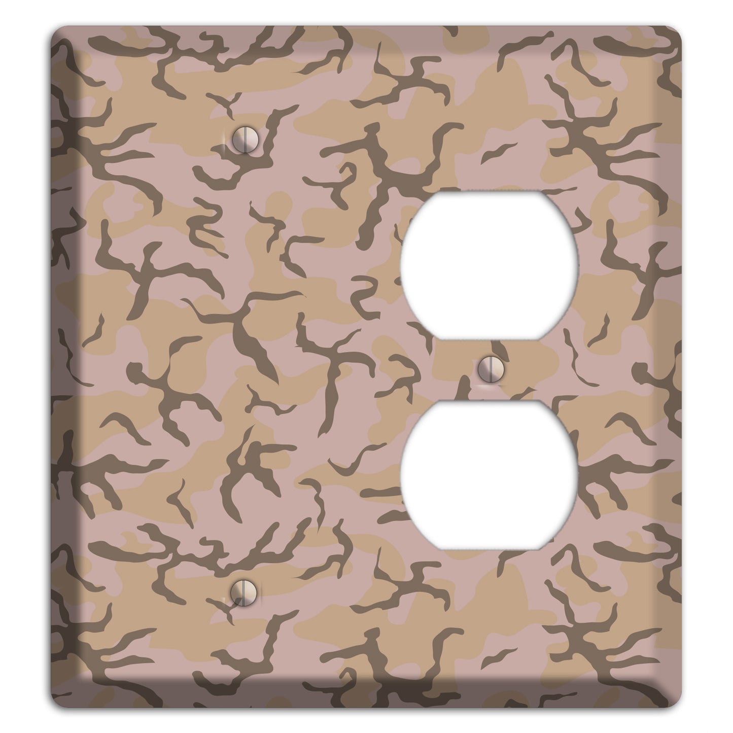 Woodland Camo Blank / Duplex Wallplate