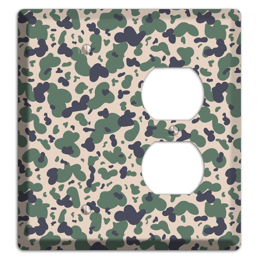 Afghanistan Blotch 2 Camo Blank / Duplex Wallplate