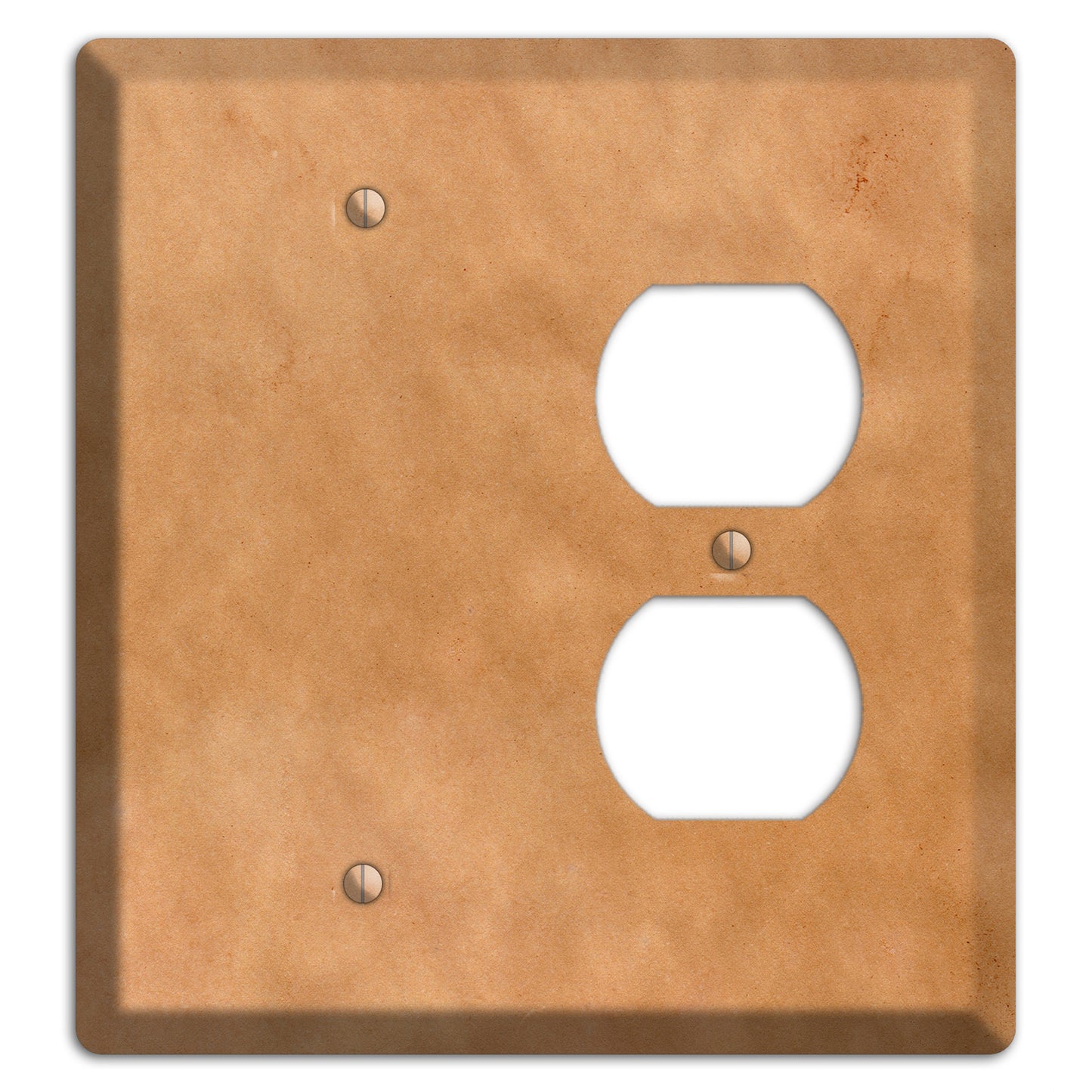 Aged Paper 9 Blank / Duplex Wallplate