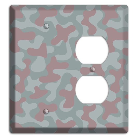 Afghanistan Blotch 1 Camo Blank / Duplex Wallplate