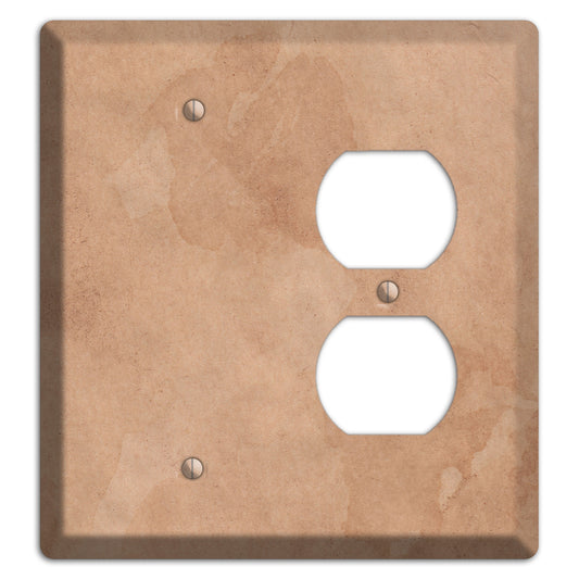 Aged Paper 3 Blank / Duplex Wallplate