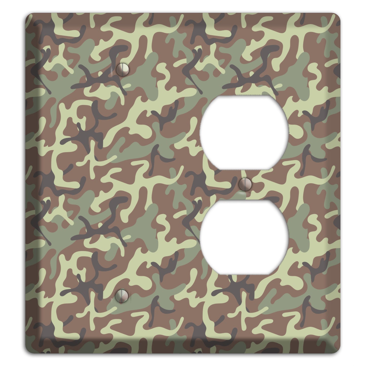 Jungle 1948 Camo Blank / Duplex Wallplate