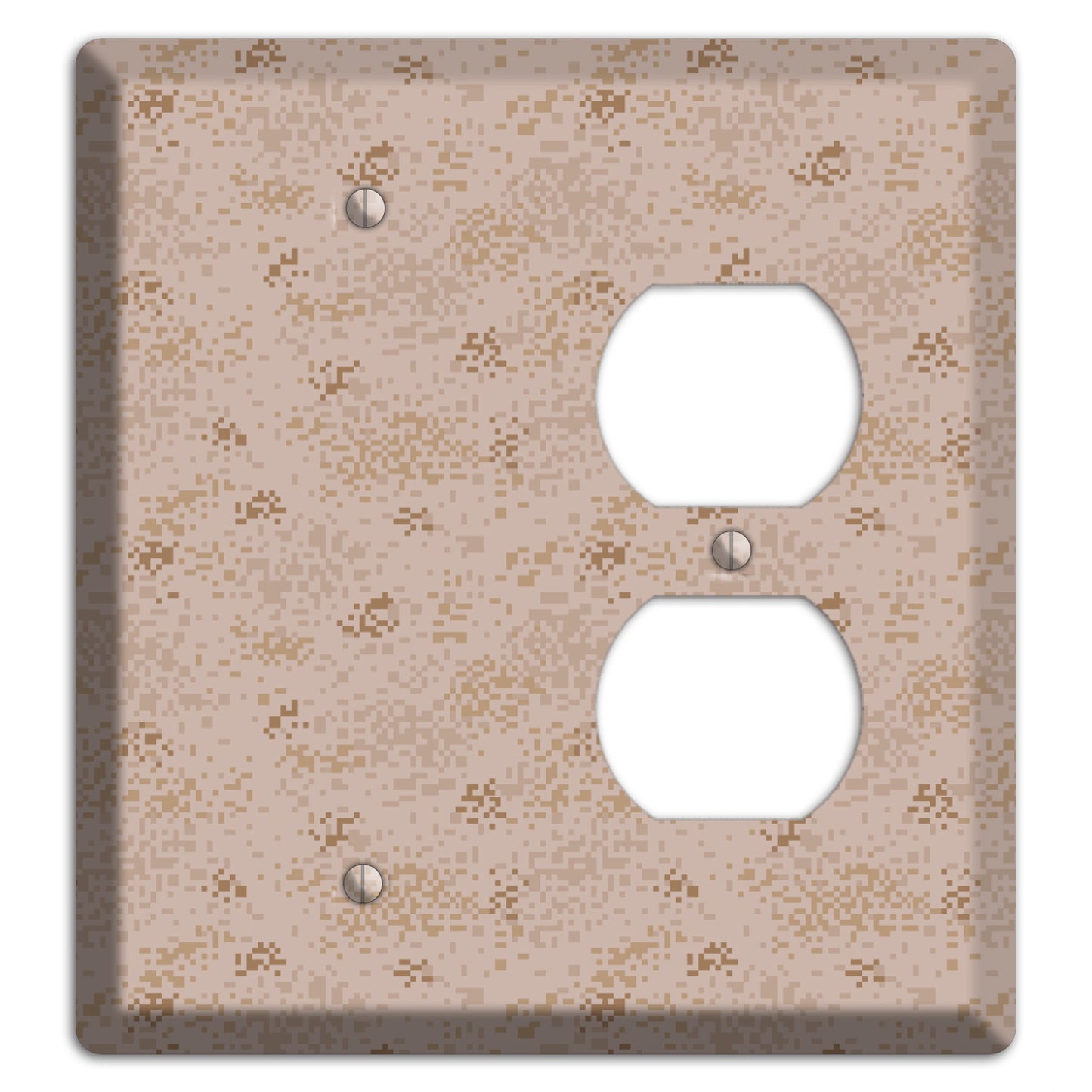 Marpat Desert Camo Blank / Duplex Wallplate