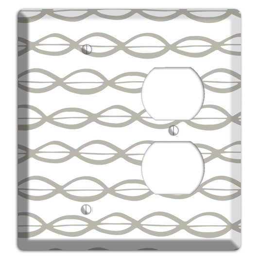 Simple Scandanavian Style D Blank / Duplex Wallplate