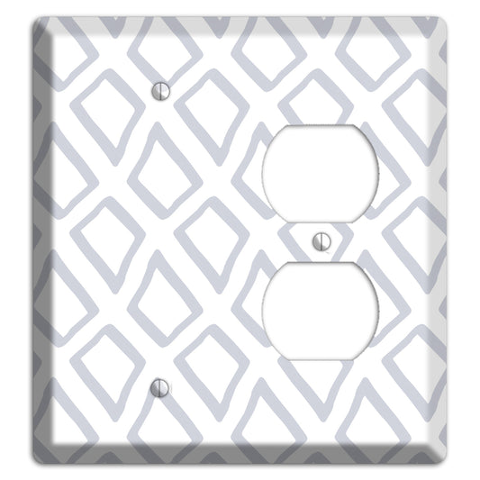 Abstract 29 Blank / Duplex Wallplate