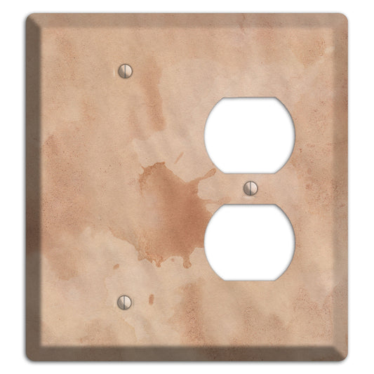 Aged Paper 2 Blank / Duplex Wallplate