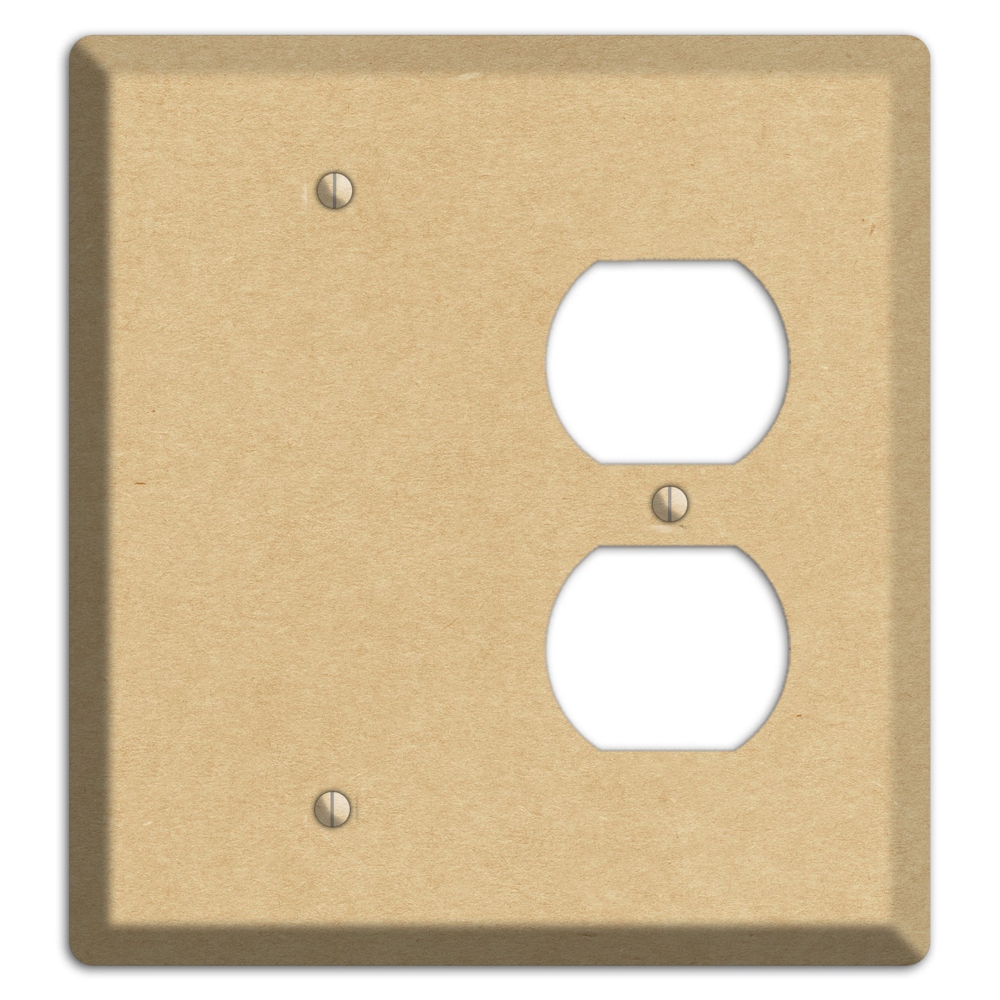 Calico Kraft Blank / Duplex Wallplate