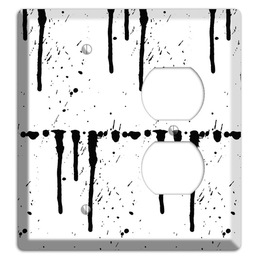 Ink Drips 2 Blank / Duplex Wallplate