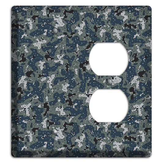 NWU 2007 Camo Blank / Duplex Wallplate