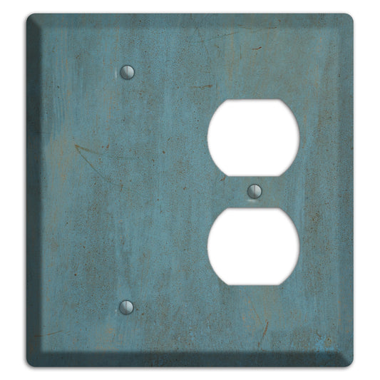 Slate Concrete Blank / Duplex Wallplate