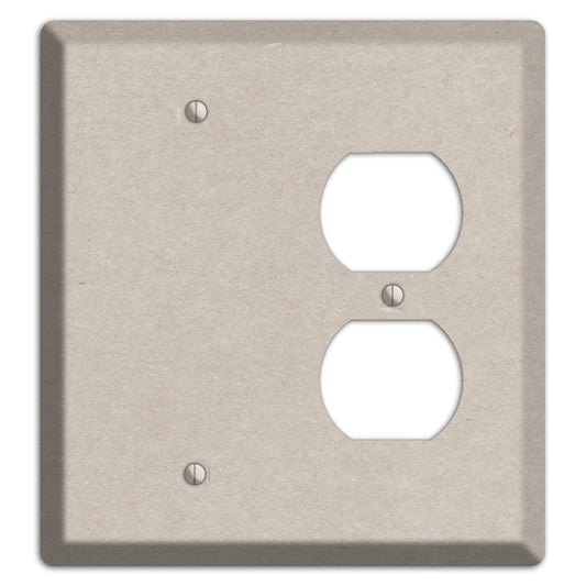 Bison Hide Kraft Blank / Duplex Wallplate