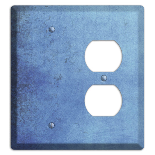 Polo Blue Vintage Grunge Blank / Duplex Wallplate