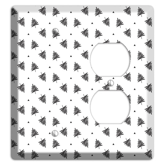 Leaves Style L Blank / Duplex Wallplate