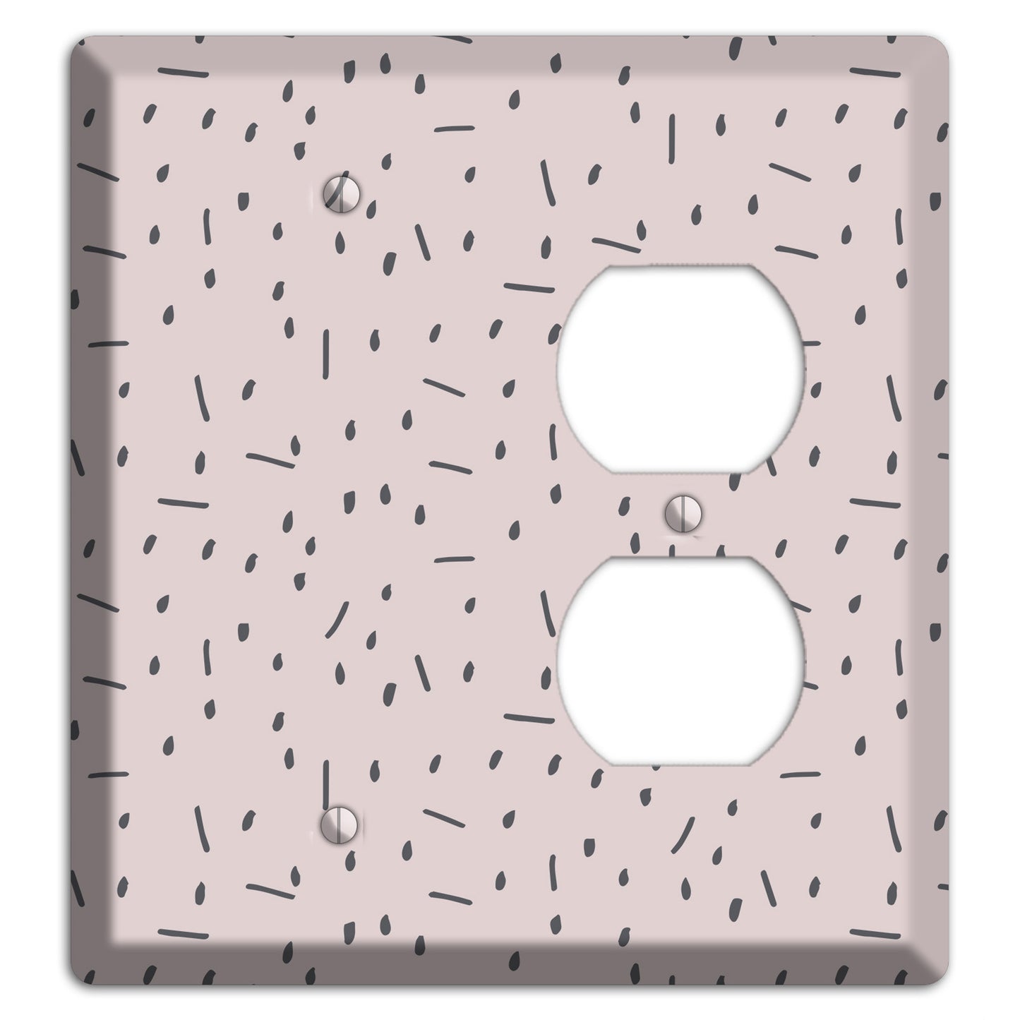 Abstract 18 Blank / Duplex Wallplate