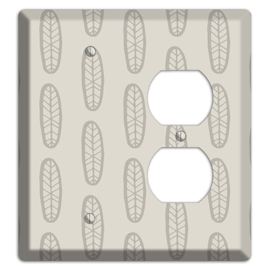 Simple Scandanavian Style K Blank / Duplex Wallplate