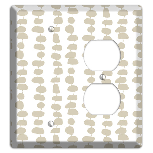 Simple Scandanavian Style M Blank / Duplex Wallplate